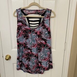 Livi Active Tropical Leaf Print Tank Top